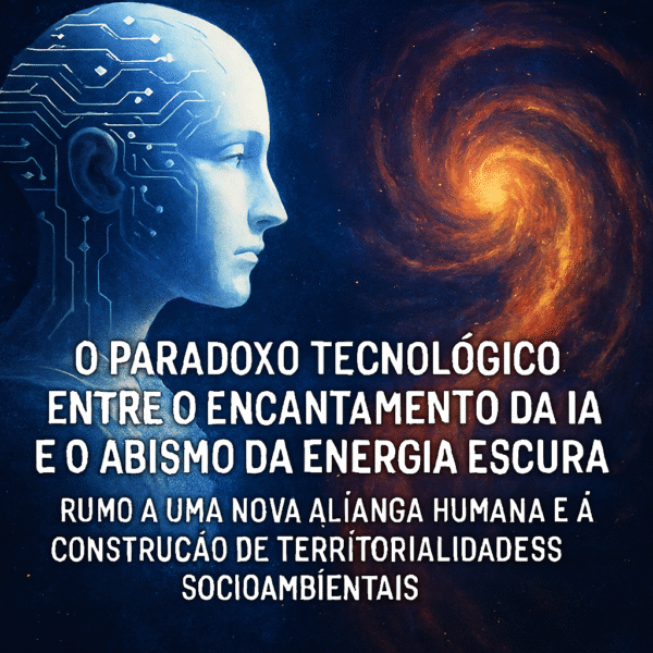 O Paradoxo Tecnológico Entre o Encantamento da IA e o Abismo da Energia Escura