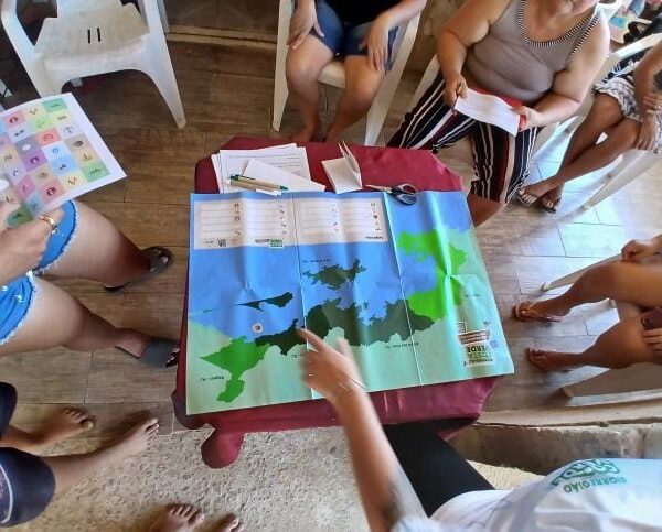 Reunião de diagnóstico, cartografia social das comunidades caiçaras de Mangaratiba.