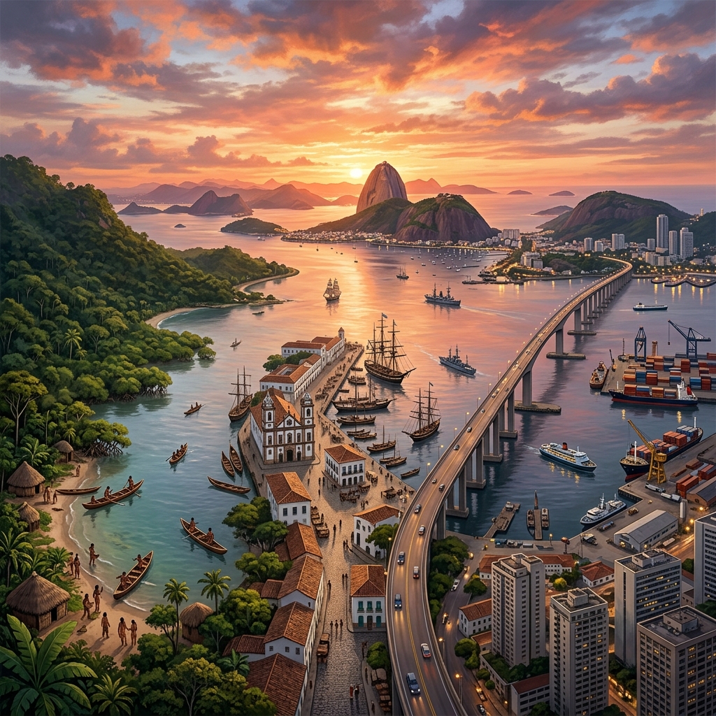 🌊 A Baía de Guanabara: Cinco Séculos de História, Lutas e Desafios Ambientais